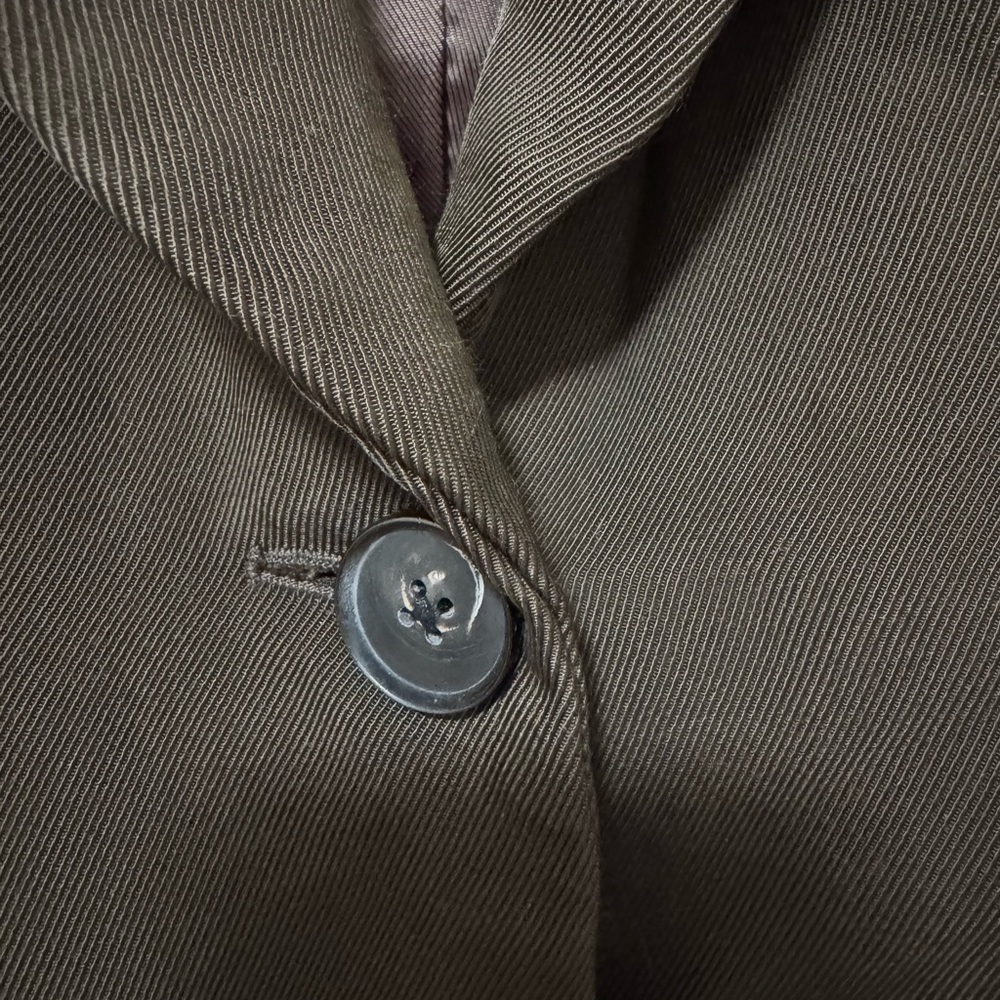 CO Faille Blazer Brown Size Small classic Neutral Designer $995 - Picture 6 of 10